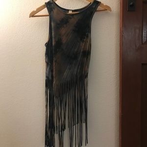 Blue silk joie free people anthropologie tanks